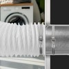 5 Inch / 125 mm Duct Connector Flange - Plastic