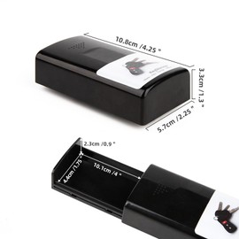 YINKE Magnetic Key Box with Strong Magnet, Car Spare Key Storage, Waterproof and Durable Design, Suitable for Home, Garage, Office, Anti-Lost, Easy to Install, Magnetic Key Hidden Case