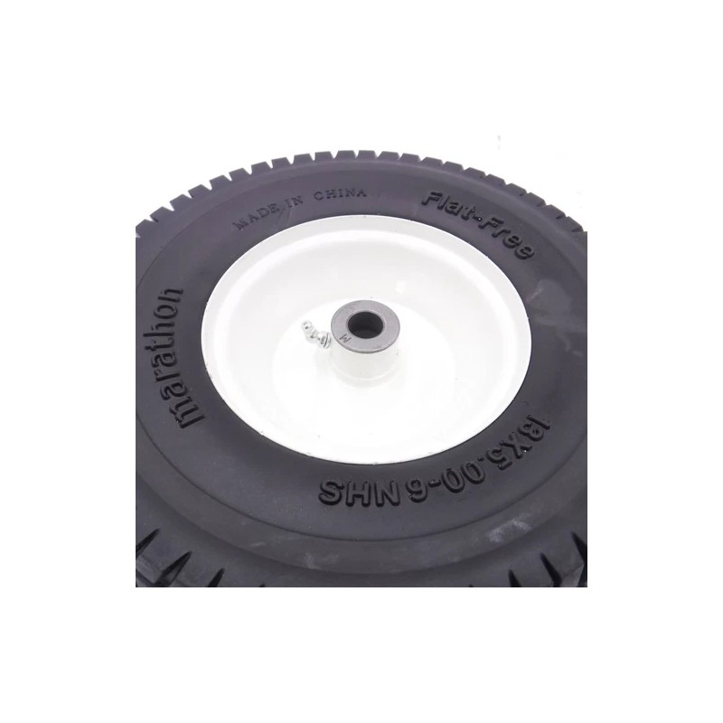 Marathon 30327 Flat Free Lawnmower Tire 13x5.00-6 on 3" Centered