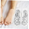 TOVINANNA 1 Set Reflexology Socks and Gloves for Women with
