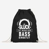 MoonWorks® Gym Bag with German Text "Glück ist wenn der