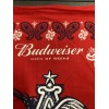 Jordefano {QTY 3} Budweiser King of Beers Bandana Scarf Red