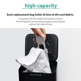 6 Pack Vacuum Bags, Effective Dust Filtration, Compatible with iRobot Roomba i & s & j Series, Replacement for i3+, i4+, i6+, i7, i7+(7550) j7, j7+i8+, s9+ Automatic Dirt Disposal Bags