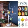 Easter White Twig Birch Table 59cm Tree Easter Eggs Party
