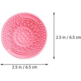 Ipetboom Limpiador de Brochas de Maquillaje 6 Piezas Almohadillas de Silicona en Colores Surtidos para Uso Profesional y Personal