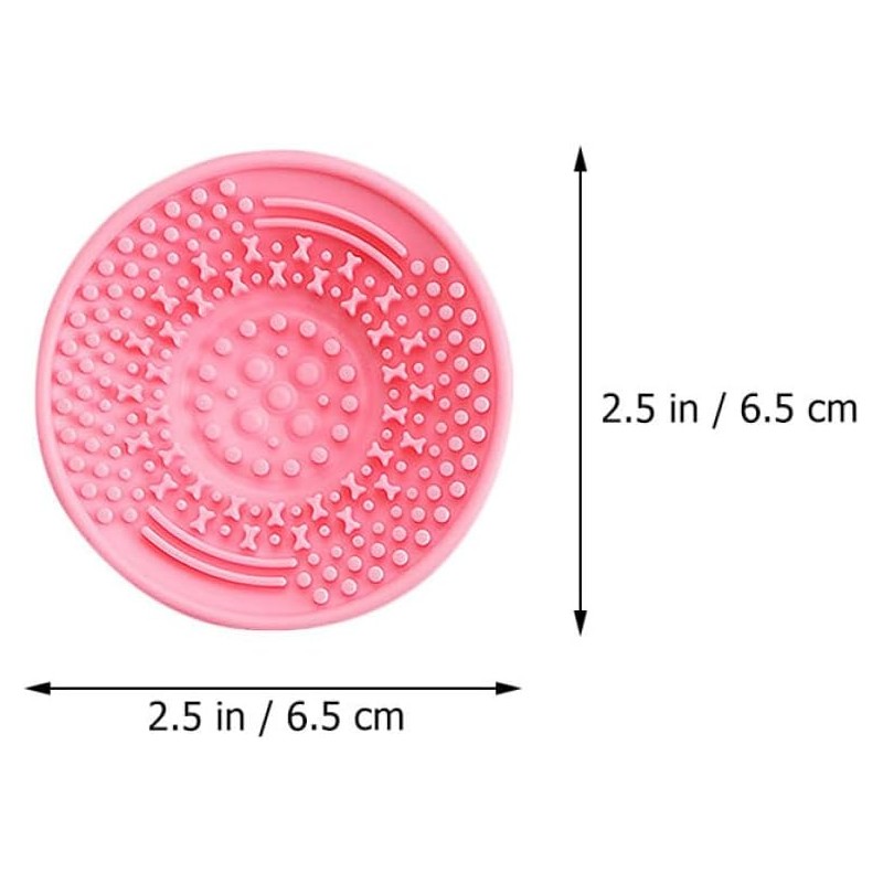 Ipetboom Limpiador de Brochas de Maquillaje 6 Piezas Almohadillas de