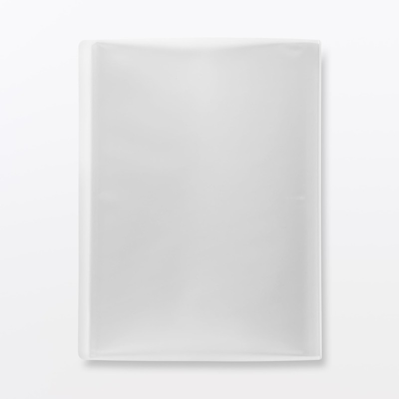 MUJI 44597026 Polypropylene Photo Postcard Holder, 2 Tiers, 264 Pockets,