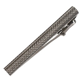 TAVARAT Tps-095 Men's Tie Clip, Made in Japan, Brass, Rolled Edge, Alligator Clip