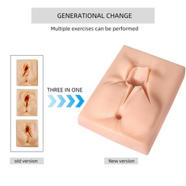 Birth Simulator,Female Vulva Incision Perineal Suture Practice Model,Episiotomy and Suturing Simulator,Episiotomy and Suture Model，Perineal Repair Trainer，Suture Pad