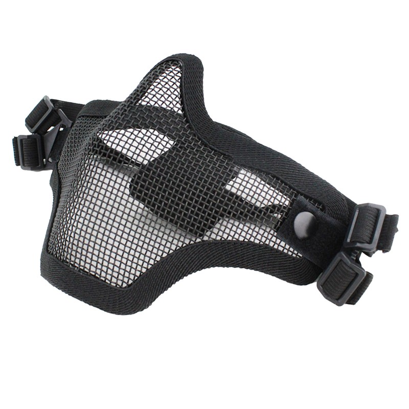 Half Face Guard Protective Steel Mesh Cool Design 54 to