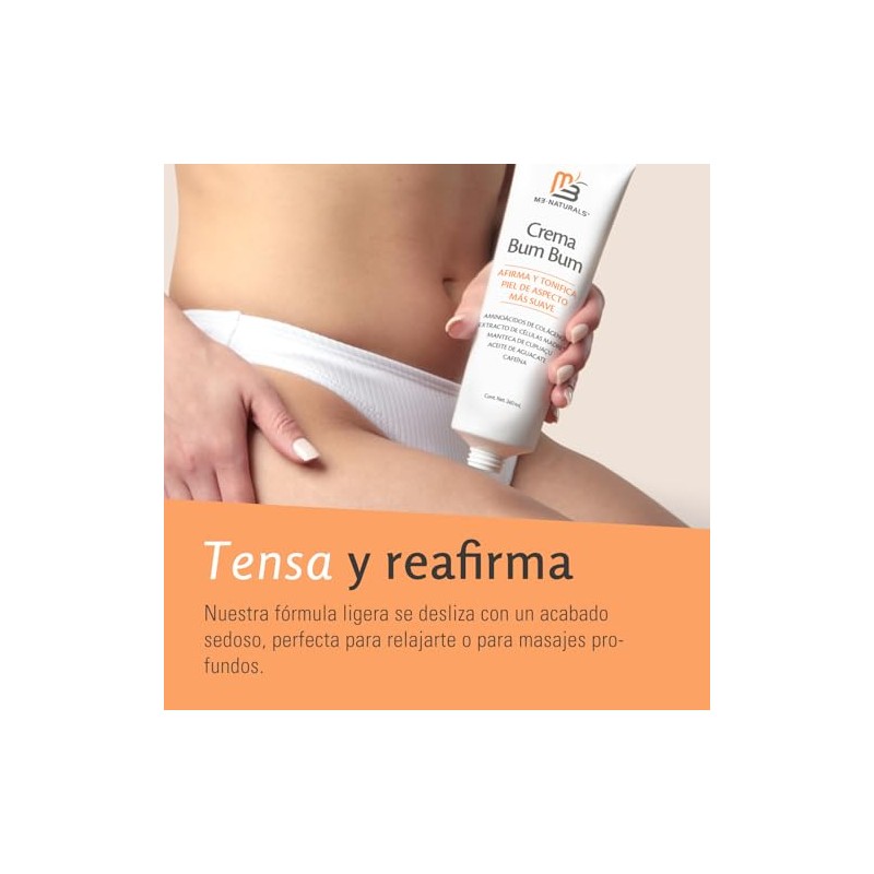 Bum Bum Cream Crema Corporal Reafirmante para Cuerpo, 240 ml