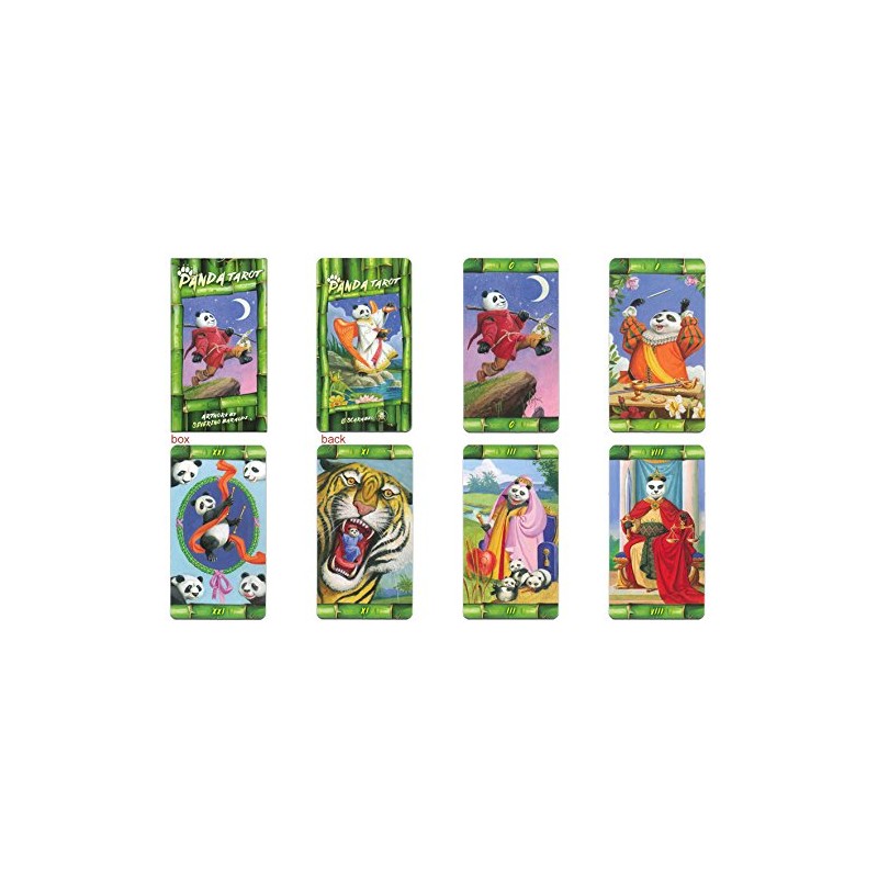 Tarot Cards, Divination, 78 Cards, Panda, Tarot, Japanese Booklet (English