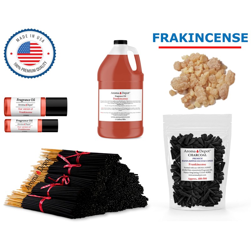 1'' Frankincense Incense Charcoal Cones (20 Pack)