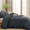 SSW HOMES Single Size Duvet Cover Set (Charcoal) - 3