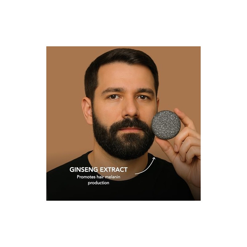 Superior Mane- Jabón negro para cabello gris (60 g) -