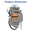 Silscvtt Carburetor Replacement for Polaris Hawkeye 300 400 Replacement for