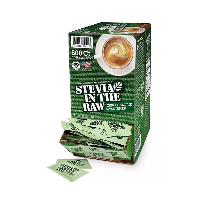 Stevia, Zero Calorie Sweetener Portion Packets, 800-count Original