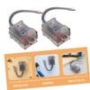 SHOWERORO 2pcs Car Stereo High to Low Converter Adapter for