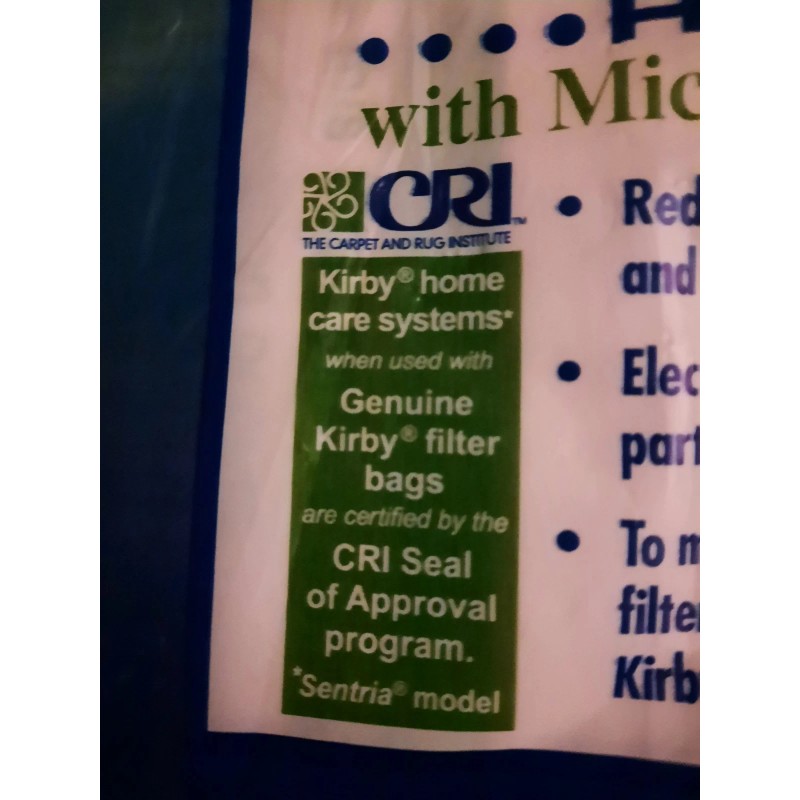 For Kirby Kirby Micron Magic HEPA Filters with MicroAllergen Technology,