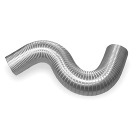 Aluminium Flexible Air Ducting Hose Pipe - Diameter: Ø 125 mm / 5" - Expandable to 3 metres, Bendable Design, High-Temperature Resistant up to 200°C - Easy Installation for HVAC and Hot Air Systems