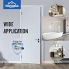 HOMOTEK 8 Pack Heavy Duty Solid Rigid Door Stops Bumper