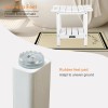 Table Shower Bench for Inside Shower,White HDPE Shower Stool Waterproof,Ind