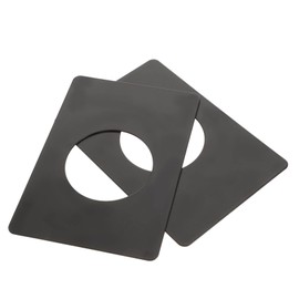 COHEALI Stainless Steel Door Repair Plate 2pcs Thick Deadbolt Installation Reinforcement Kit for Bedroom Doors No Drill Filler