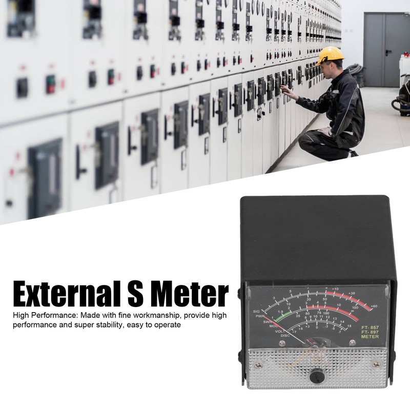 SWR Power Meter External S Receive Display Electronic Component Metal
