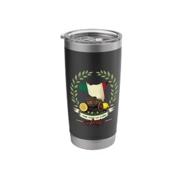 San Vito Lo Capo Sicily Vacation Italy Flag Souvenir Stainless Steel Insulated Tumbler
