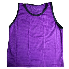 Bluedot Trading Pinnie Chaleco de Entrenamiento de Alta Calidad para Deportes Juveniles, 1 por Paquete, Púrpura, Single Vest