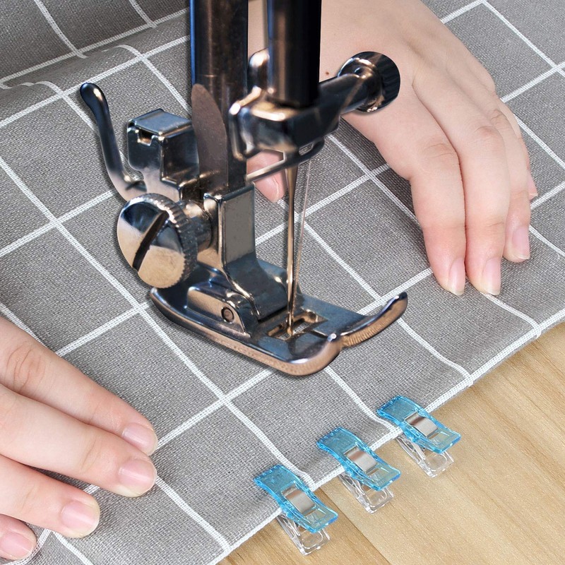 200 PCS Sewing Clips, Multipurpose Quilting Clips Plastic Fabric Clips