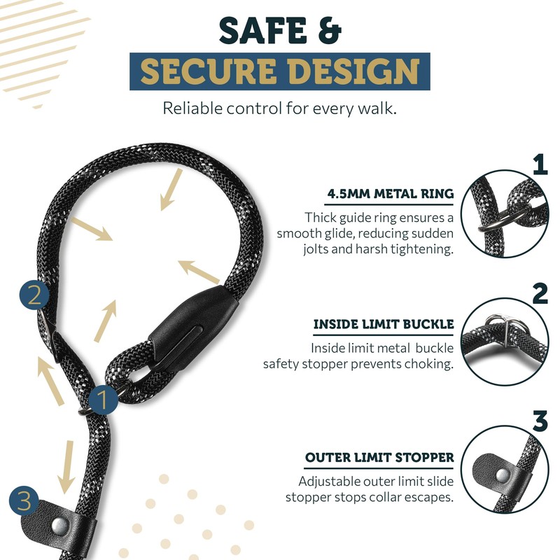 Freedom Pro Rope Slip Lead – No-Kink Swivel Handle, Figure-8