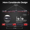 HHCSOP Red LED Marker Bar 3 Lights 9 LED Trailer