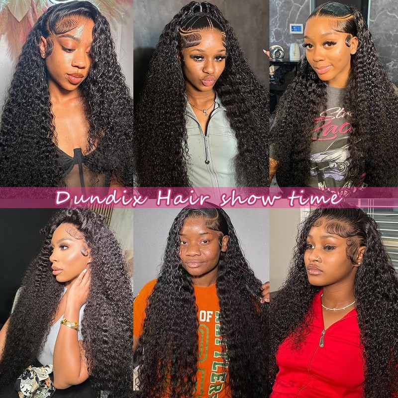 Deep Wave Lace Front Wigs Human Hair 13x6 HD Lace
