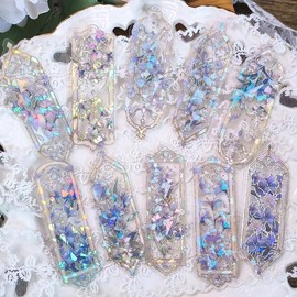 Summer Vintage Floral Pattern Bookmark, 10pcs/pack Creative Decorative Bookmark for Book, DIY Decorative Material for Scrapbooking & Journal Making, Gifts for Boys Girls Students, Fall Decor, Men Gifts:_Purple And White_one-size