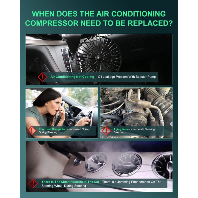 SCITOO AC Compressor 1990-1993 Fit for Honda for Accord 2.2L