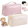 2 Piezas Bolsa de Cosméticos de Viaje, Makeup Bag de