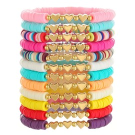 Friendship Bracelets Set Of 12 Pieces; Adjustable Design For Kids And Adults;friendship bracelet kids And Fashion Accessories; Ideal For Friendship Celebrations And Everyday Wear