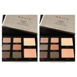 Eyeshadow 2 Mally Muted Muse Velvet Eyeshadow Palette  8 shades NIB (389)