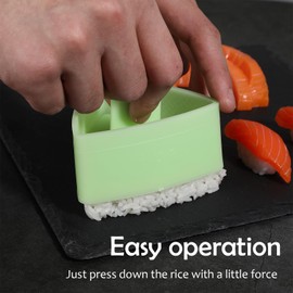 HEMOTON Sushi Maker Onigiri Mould Onigiri Maker Triangle Sushi Mould Onigiri Maker Triangle Sushi Rice Ball Shape Rice Maker DIY Tool Rice Shaper