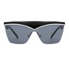 COTIA Oversized Square Mask Shield Sunglasses Men Women Irregular Personality