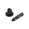 Door Trim Clip, 100pcs 6mm Rivet Motorcycle Fairing Bumper Fastener