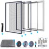 Homealexa 2 Pack Max 39"x 59" Adjustable Window Screen, Thick