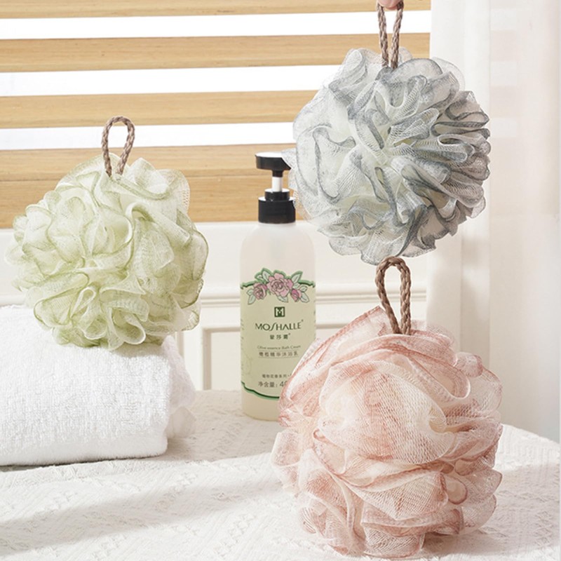 Bath Set, Set of 3, Foaming Net, Bath Towel, Body