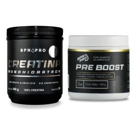 Creatina Monohidratada Pura Sin Sabor Y Pre Entreno Pre Workout Con L-arginina Sabor Uva