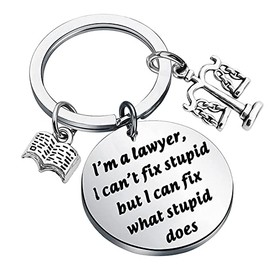 Lawyer Gifts for Men Women Law Student Keychain for Lawyer Attorney Christmas Birthday Law School Graduation Gifts for Lawyer Scales of Justice Lawyer Keychain for Law Student