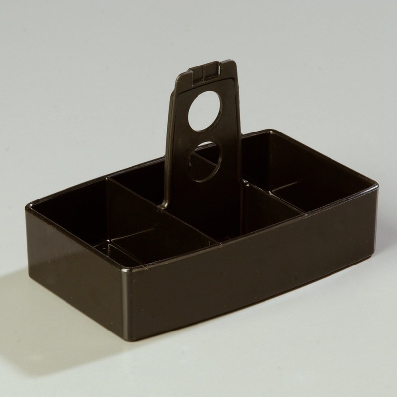 Carlisle 455103 Merchandiser Sugar Caddy with Organizer, 50 Packet Capacity,