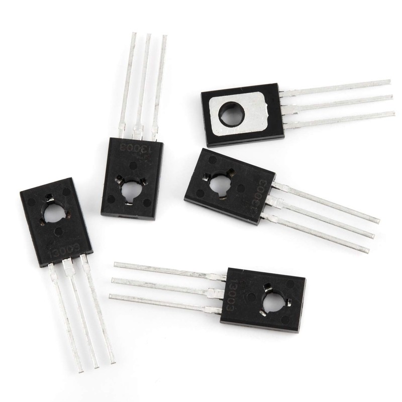 Chanzon 13003 TO-126 NPN Power Bipolar Junction Transistor, Direct Insert