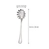 Pasta Fork Spoon Slotted Spaghetti Sever Strainer Stainless Steel Claw