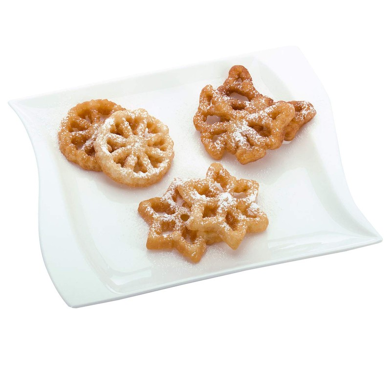 Westmark Wafflebäckerei, with 3 designs, with recipe booklet, mold size: